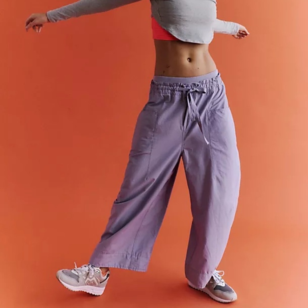 NWT Free People Movement Fresh Start Pants — size M — Light Purple